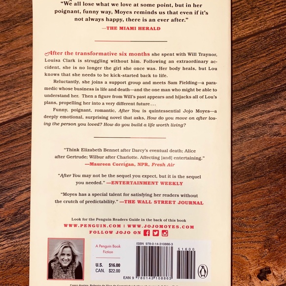✨3/$15✨AFTER YOU a novel by Jojo Moyes - Picture 2 of 3